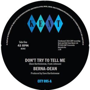 Berna-Dean - Don'T Try To Tell Me / Laughing On The Outside  7-INCH SINGLE